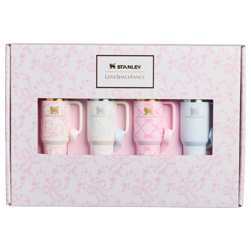 Stanley 1913 x LoveShackFancy Holiday Quencher ProTour Ornament Set - Pretty Carry