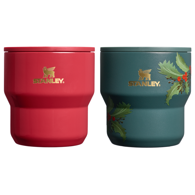 The Cheers & Cheer Stay-Hot Stacking Cup 2-Piece Set - Home Pour