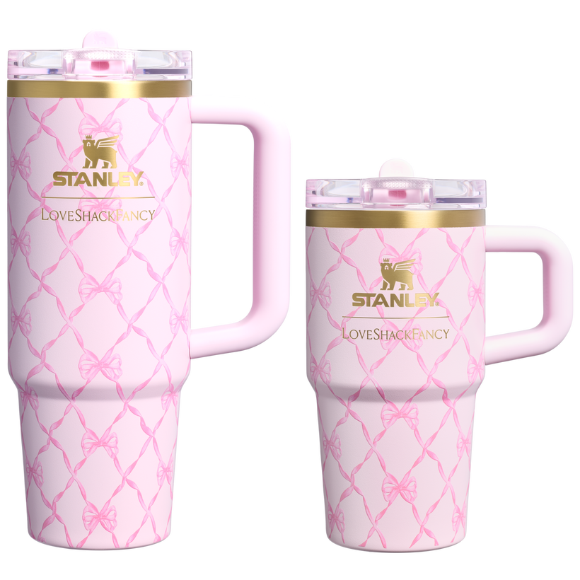 Stanley 1913 x LoveShackFancy Holiday The Quencher® Details ProTour Tumbler Set | 2-pack - Garden Style